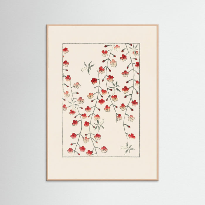 Rose Wood Crimson Botanical Cascade