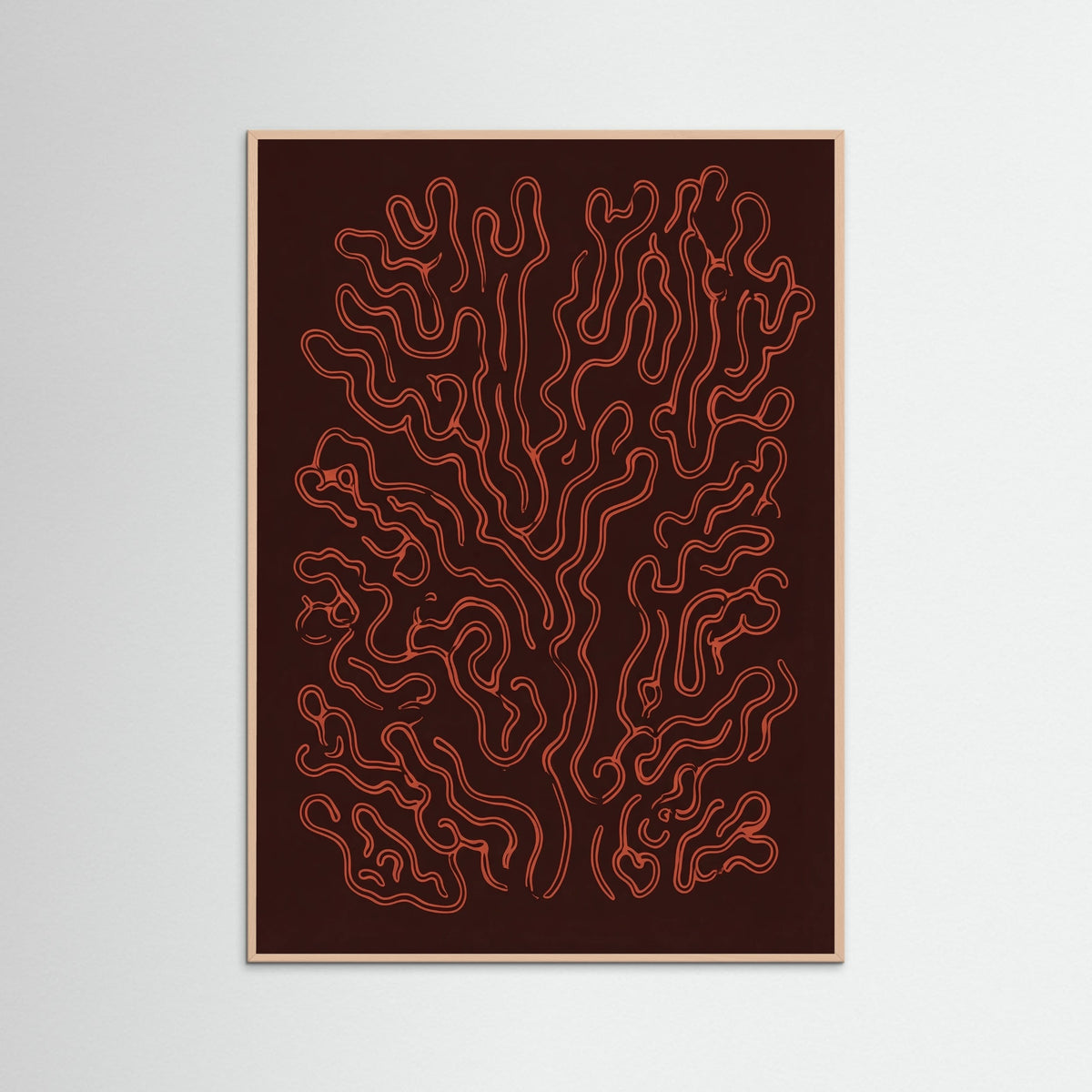 Rose Wood Crimson Veins