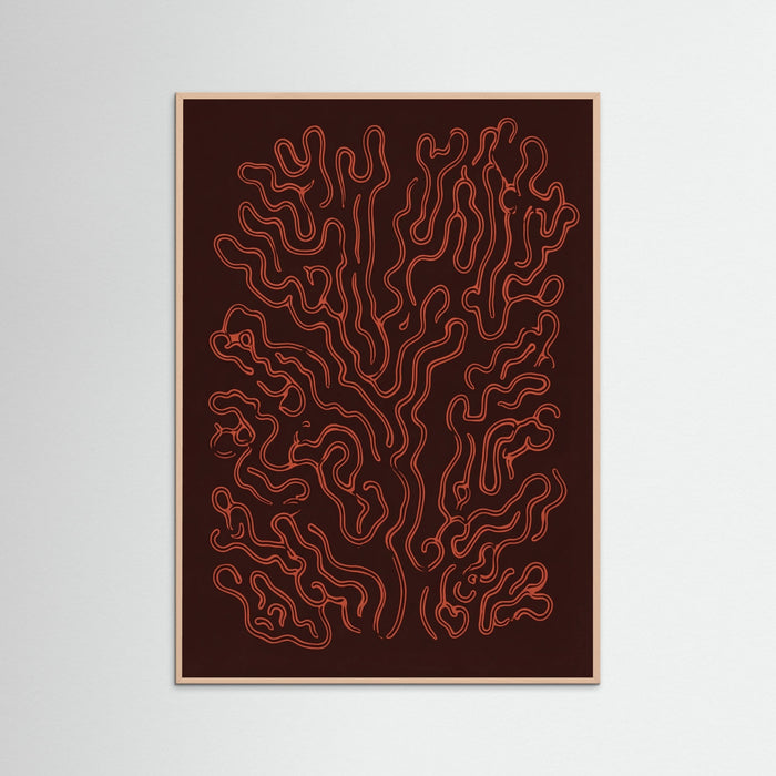 Rose Wood Crimson Veins