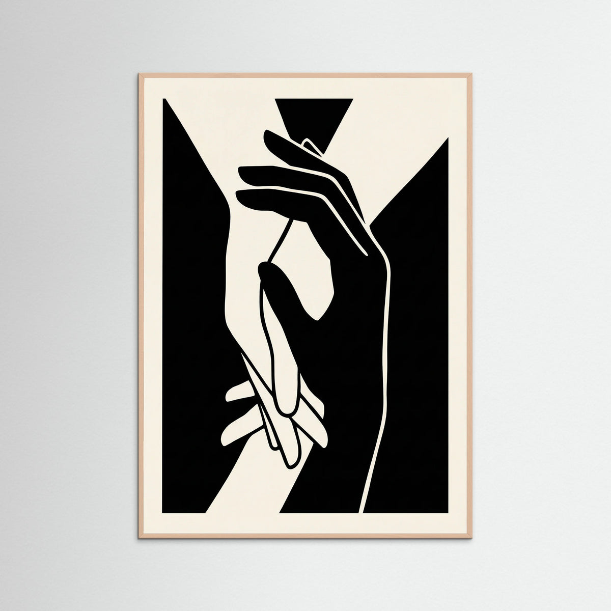 Rose Wood Cubist Embrace