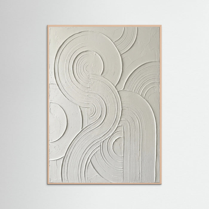 Rose Wood Curved Relief