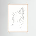 Rose Wood Curved Silhouette