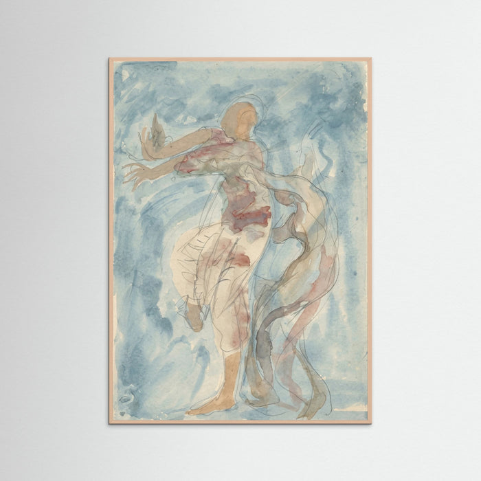 Rose Wood Dancing Figure Study