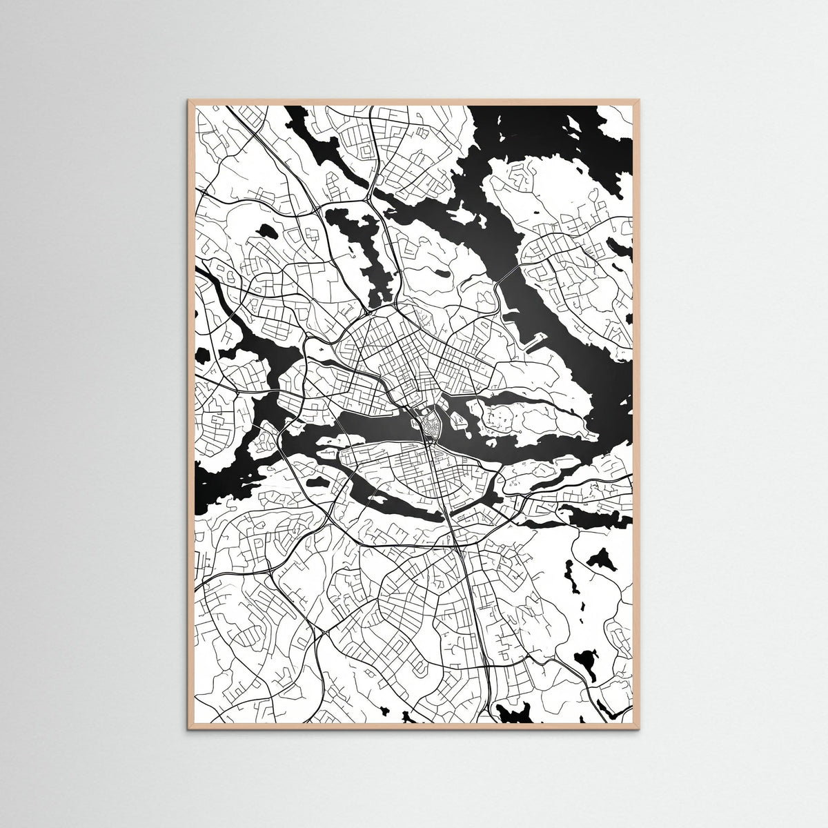 Rose Wood Danish Cityscape