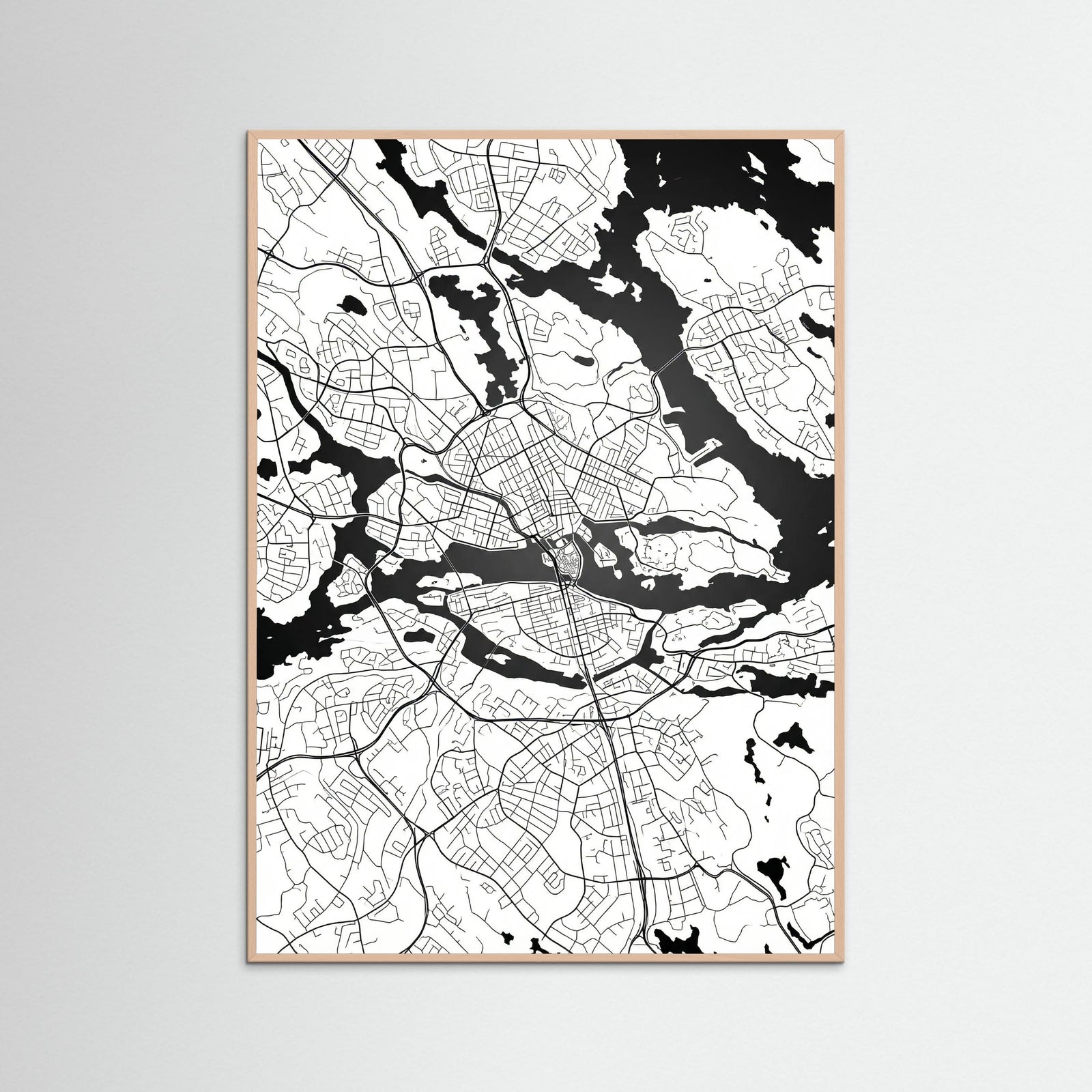 Rose Wood Danish Cityscape