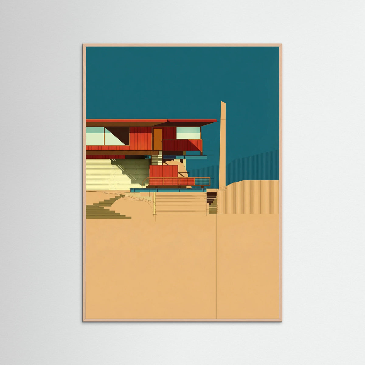 Rose Wood Desert Dwelling