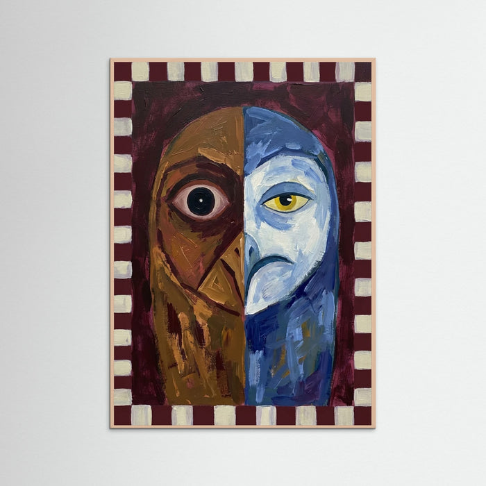 Rose Wood Divided Visage