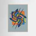 Rose Wood Dynamic Abstraction Gray