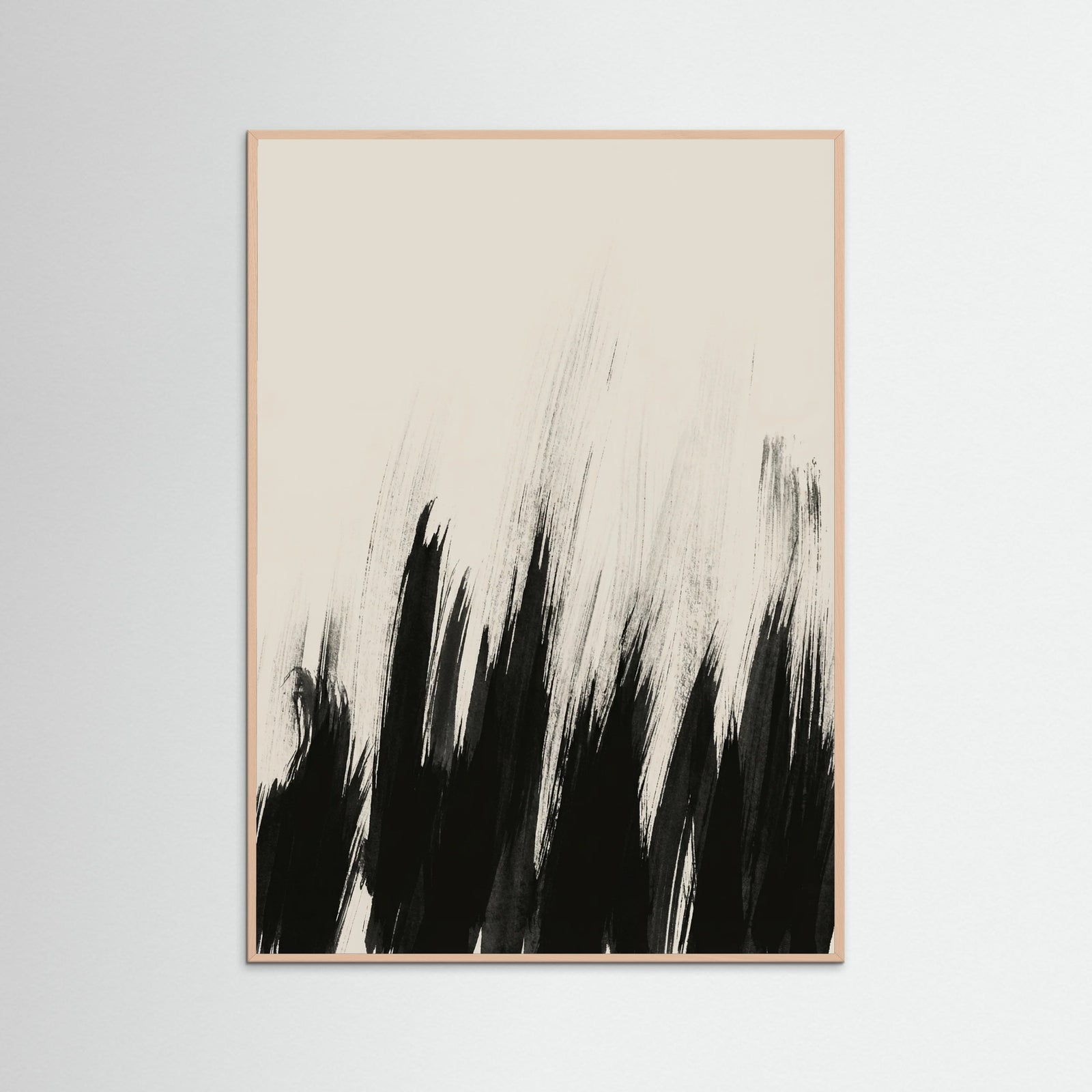 Rose Wood Dynamic Brushstrokes