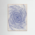 Rose Wood Dynamic Indigo Swirl