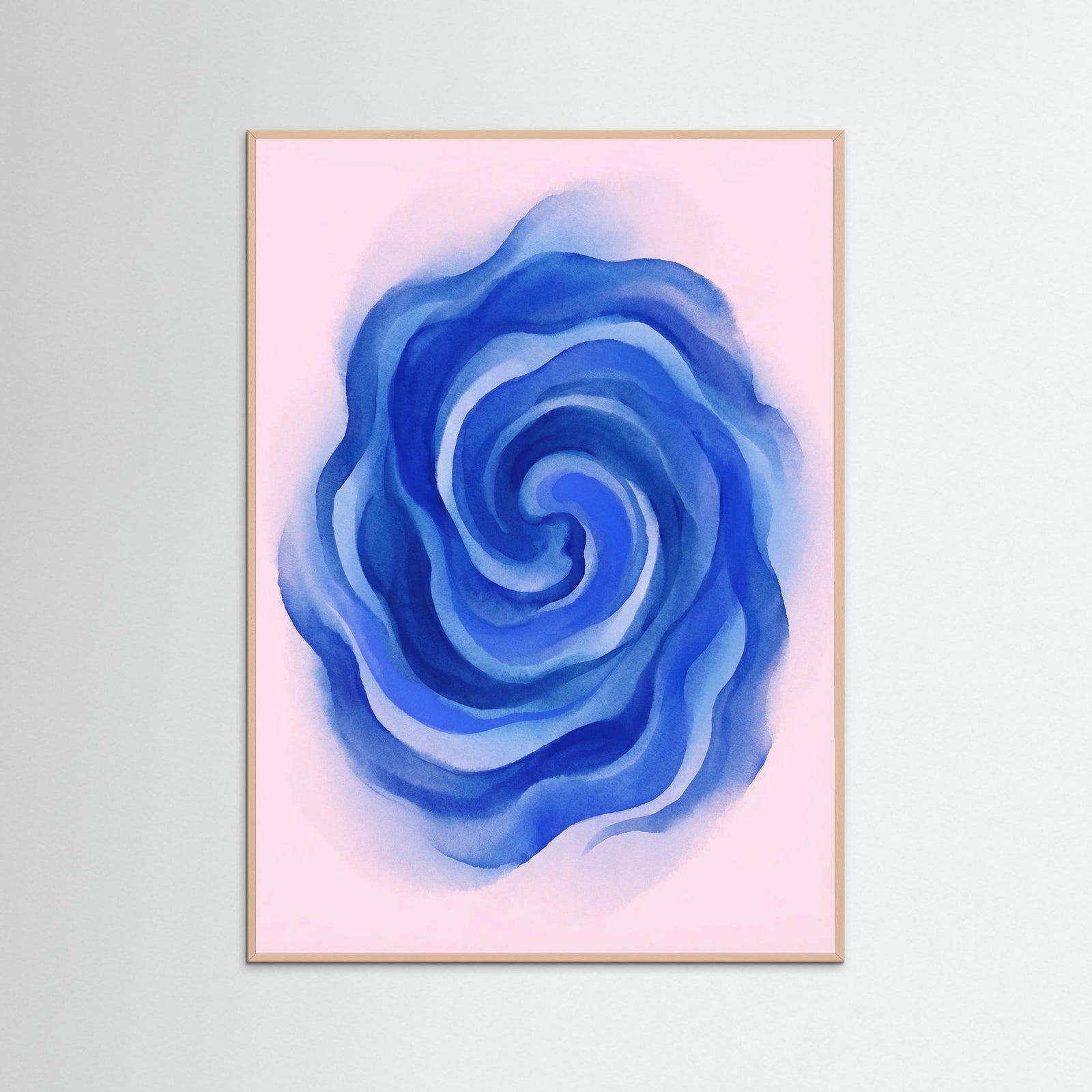 Rose Wood Dynamic Swirls