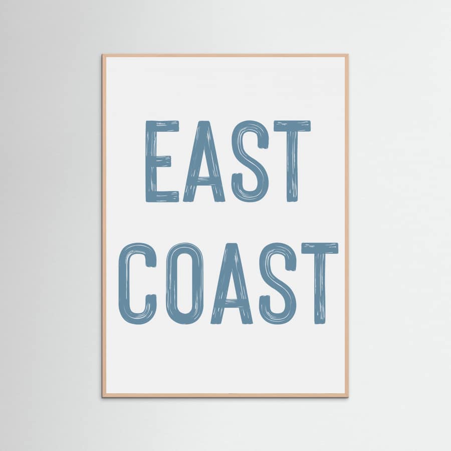 East Coast - Vertical Poster – Poster und Kunstdruck
