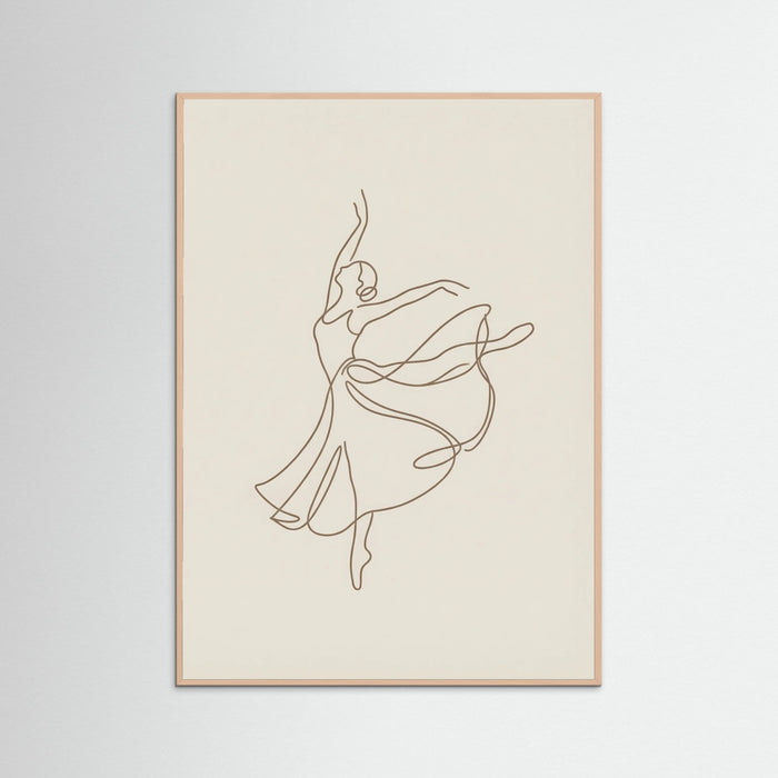 Rose Wood Elegant Line Figure