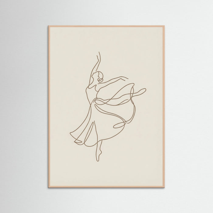 Rose Wood Elegant Line Figure