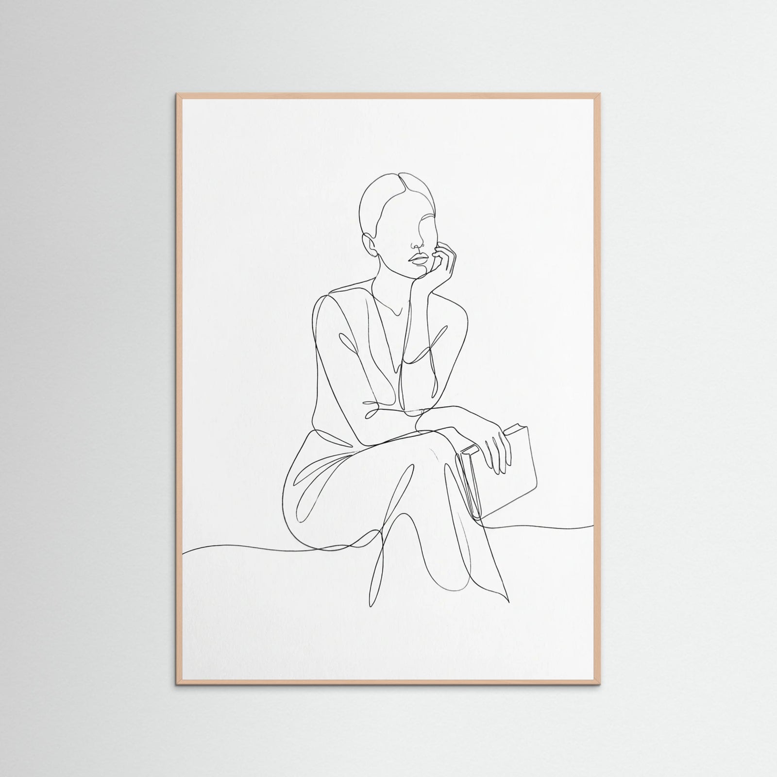 Rose Wood Elegant Silhouette