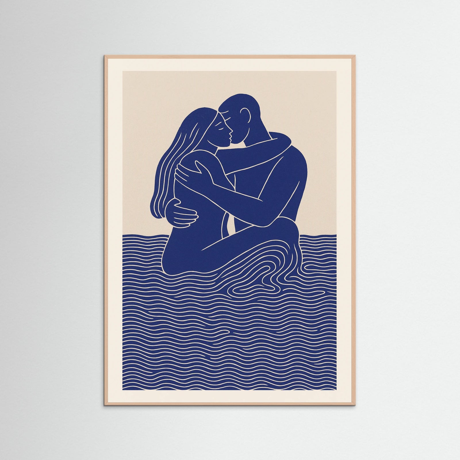 Rose Wood Embrace in Blue