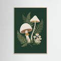 Rose Wood Emerald Florals