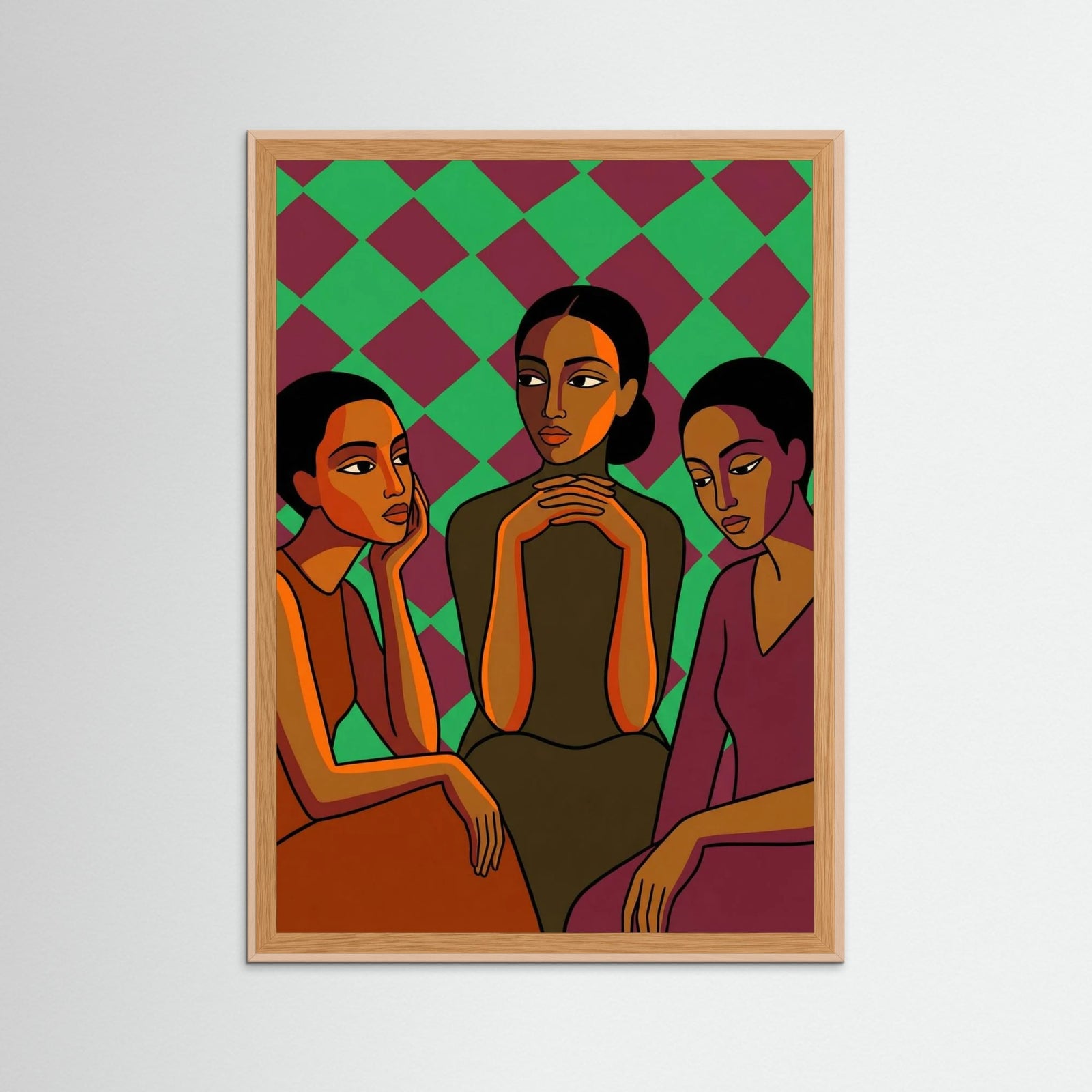 Rose Wood Emerald Gaze