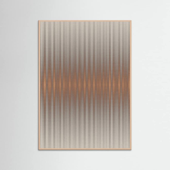 Euphoria - Gray and Orange Poster – plakat og kunsttryk