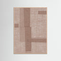 Rose Wood Fabric Pattern Collage No.5 Poster