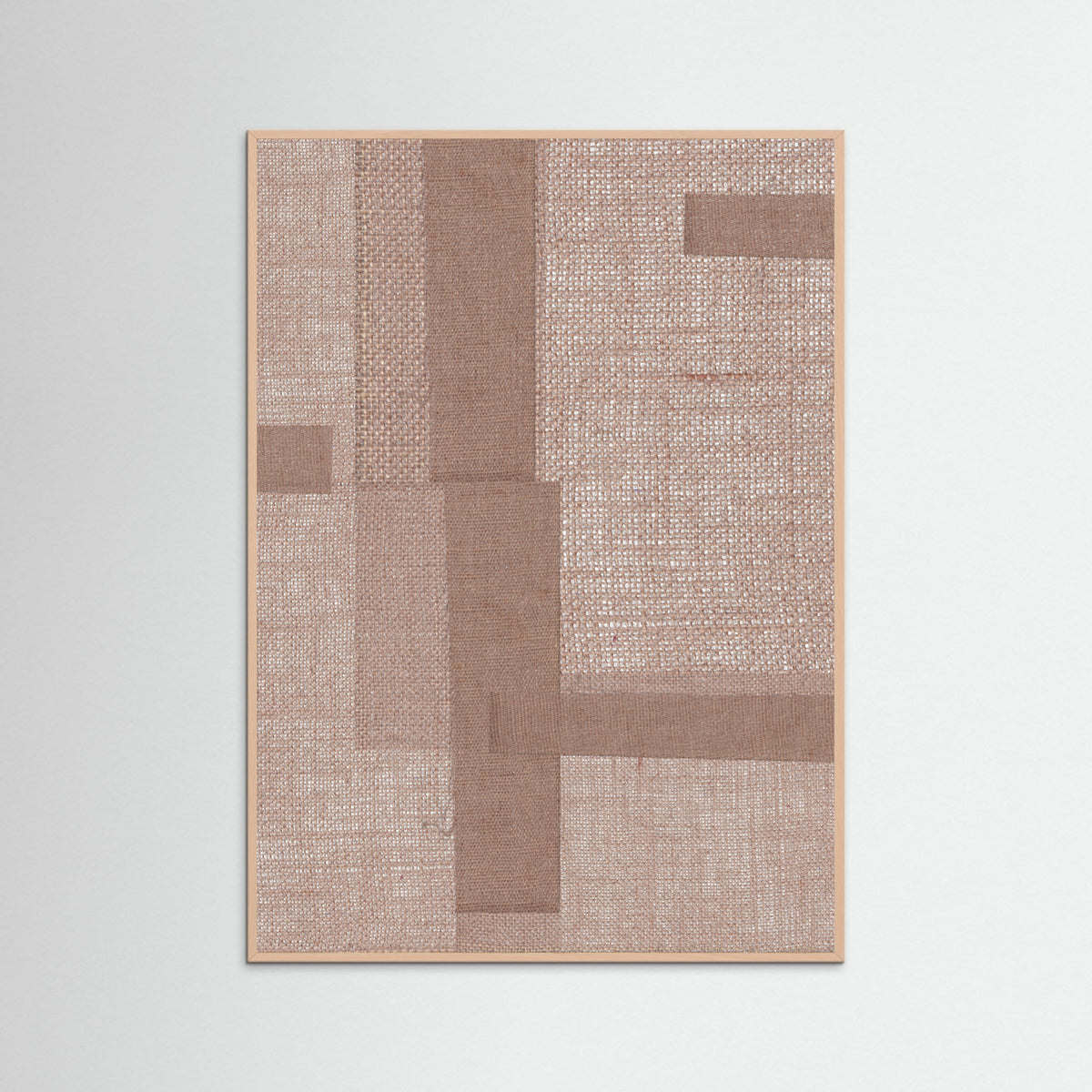 Rose Wood Fabric Pattern Collage No.5 Poster