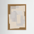 Rose Wood Fabric Pattern Collage No.6 Poster