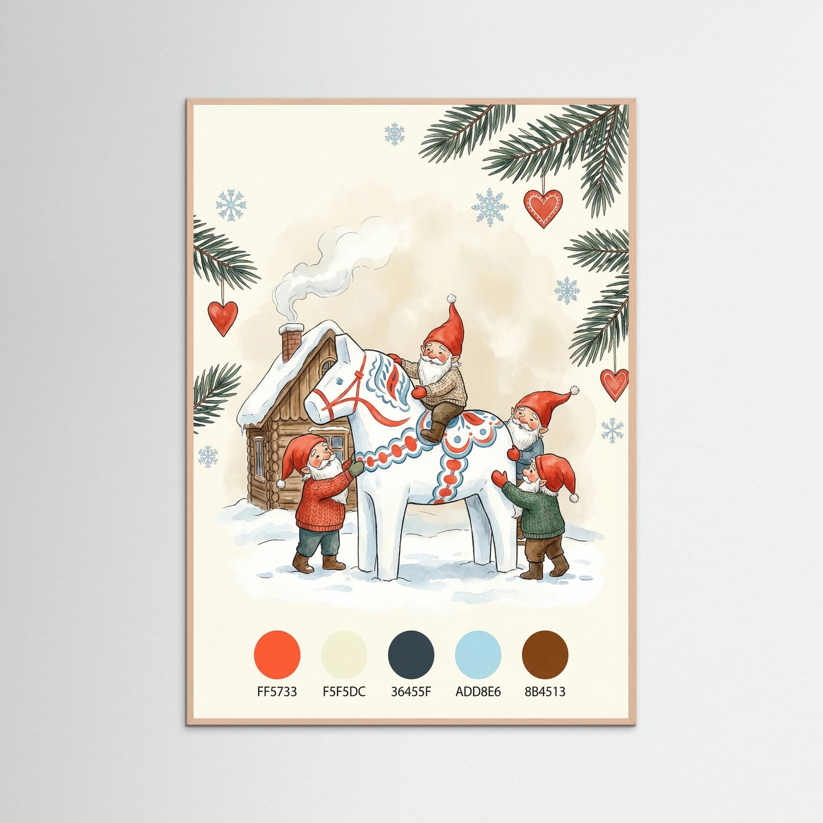 Rose Wood Festive Dala Ride