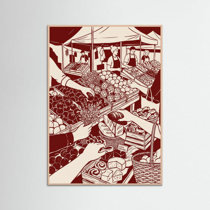 Festive Gathering – Poster und Kunstdruck
