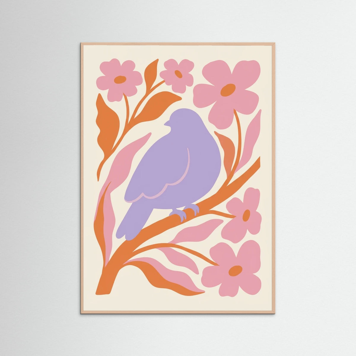 Rose Wood Figure in Bloom