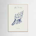 Filles de la mer n.2 - La conchiglia Poster – plakat og kunsttryk