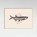Fish In Geometrics Nº2 Poster – plakat og kunsttryk