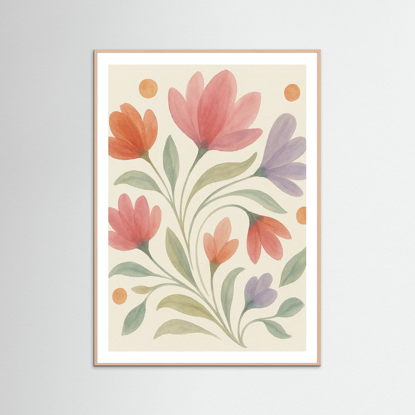 Rose Wood Floral Symphony