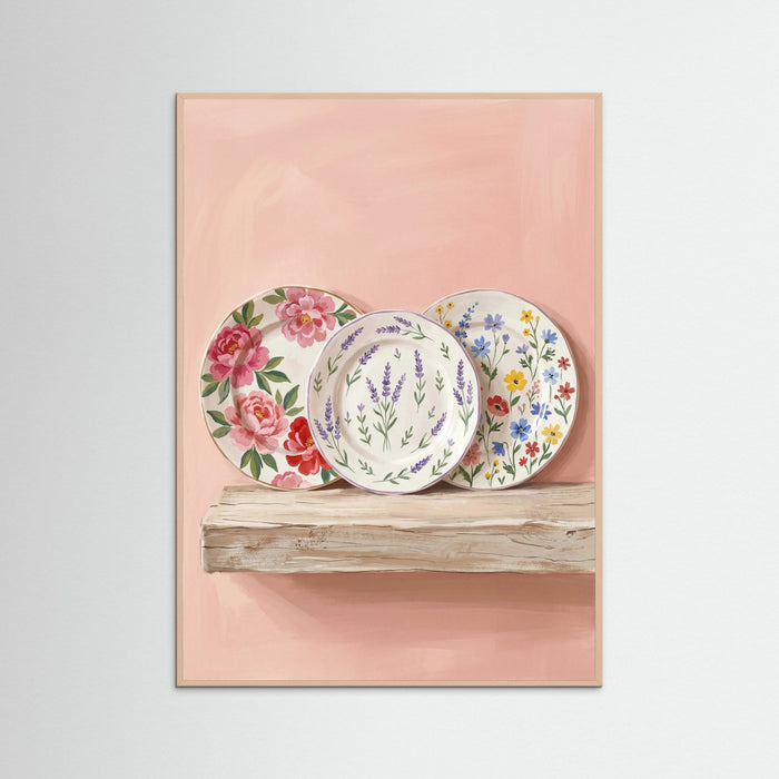 Rose Wood Floral Teatime