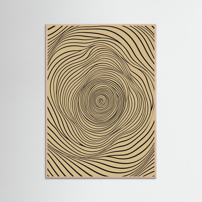 Rose Wood Flowing Abstraction