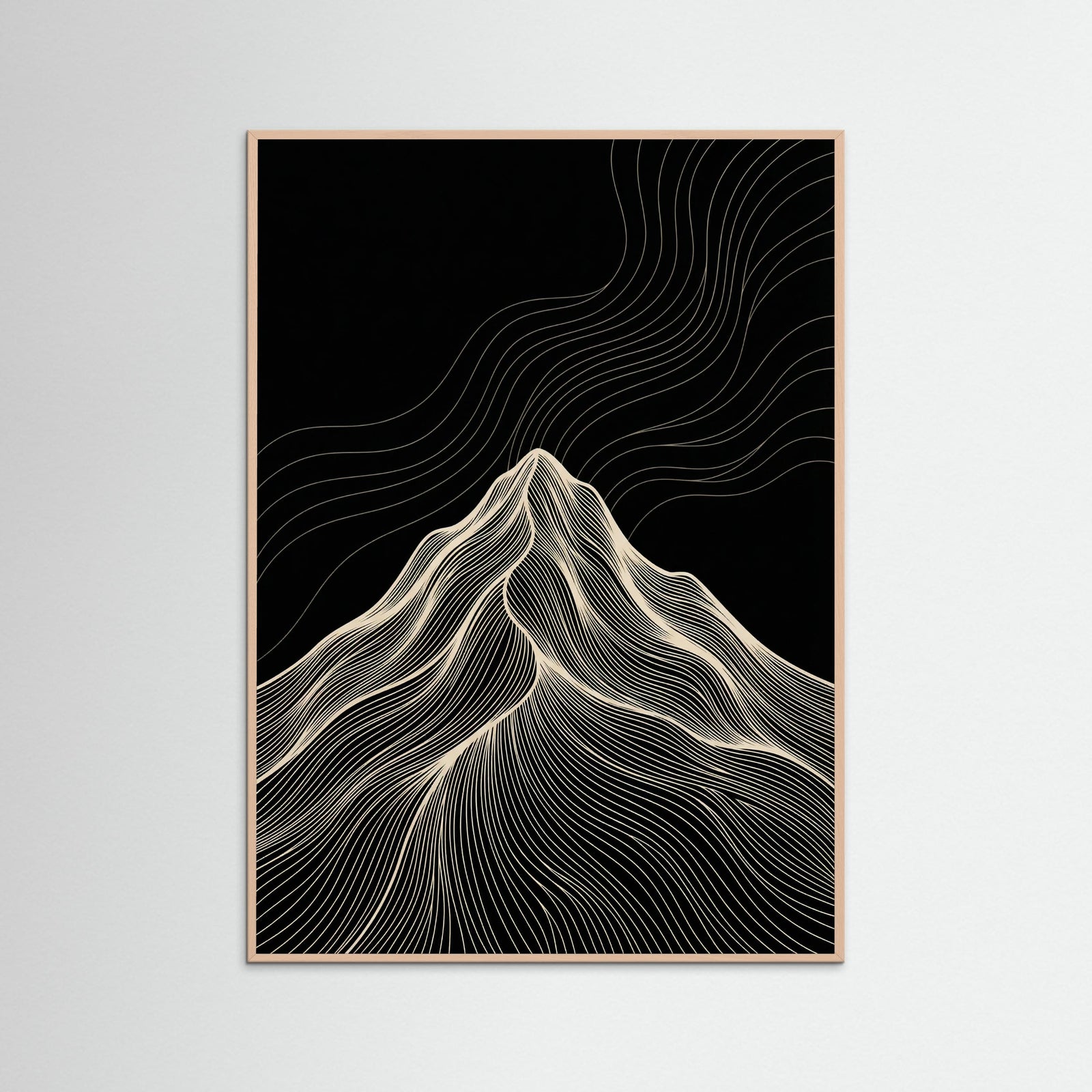 Rose Wood Flowing Contour