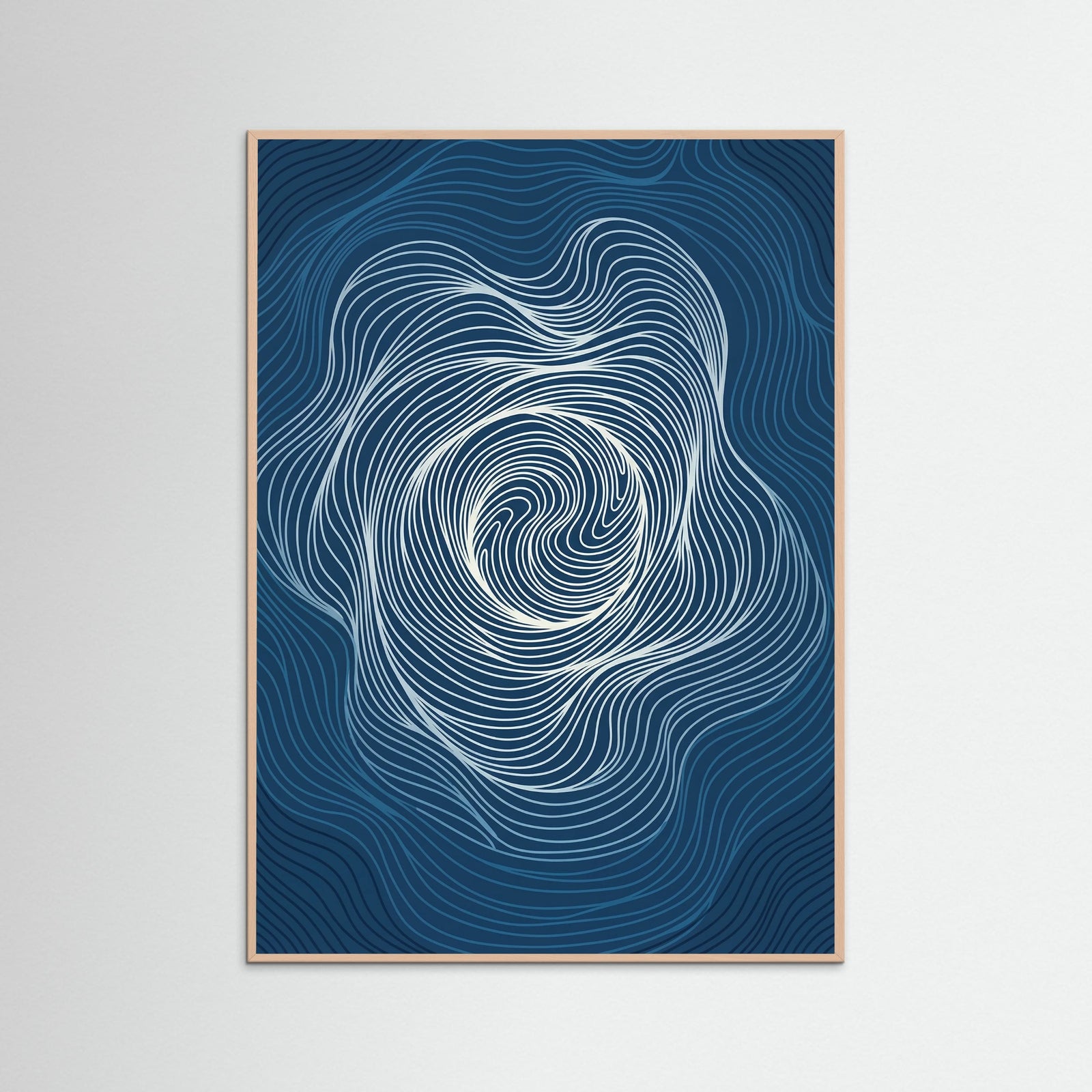 Rose Wood Flowing Contours