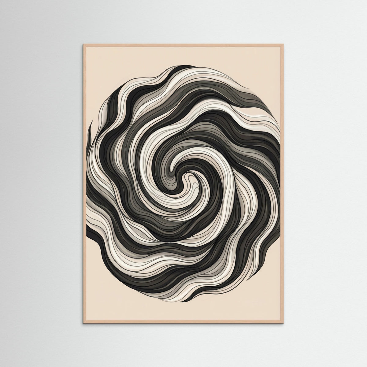 Rose Wood Flowing Strands