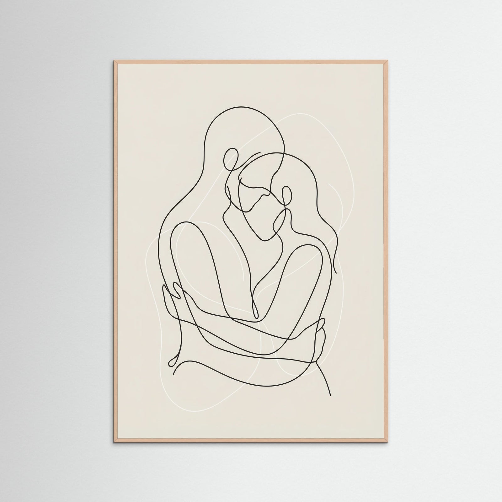 Rose Wood Fluid Contours Beige