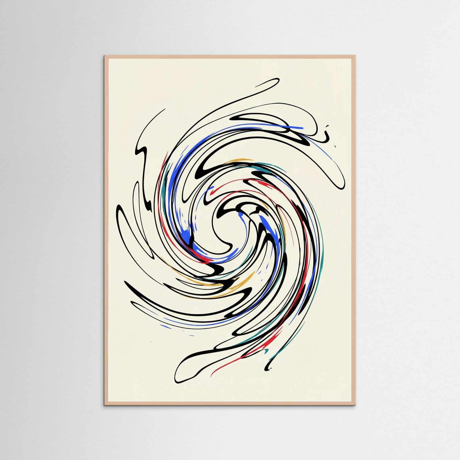 Rose Wood Fluid Contours