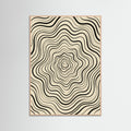 Rose Wood Fluid Stripes