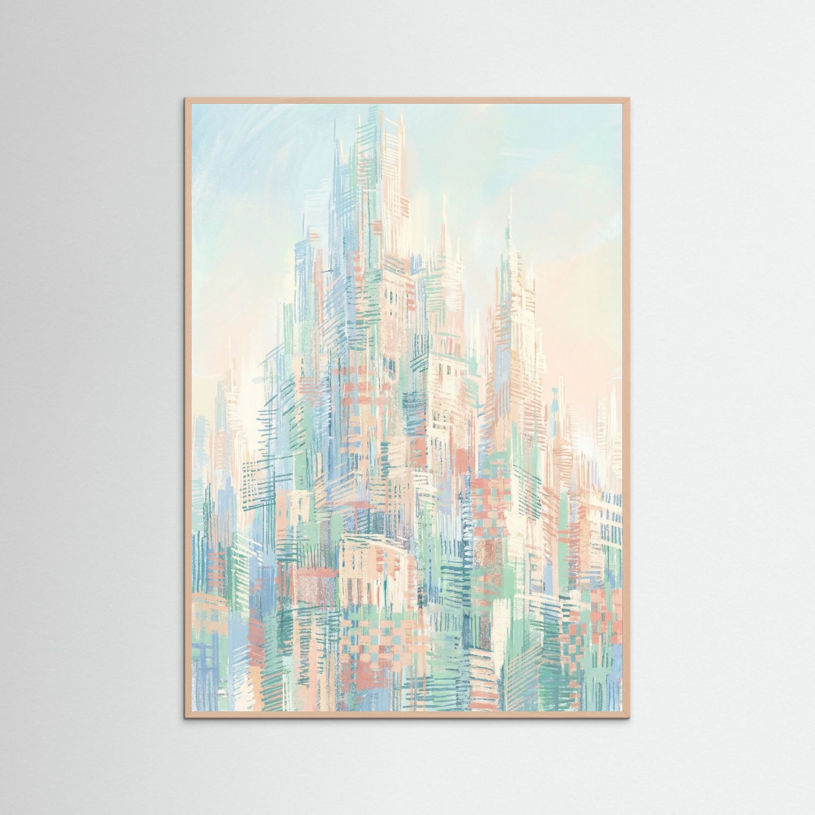 Rose Wood Fragmented Landscape