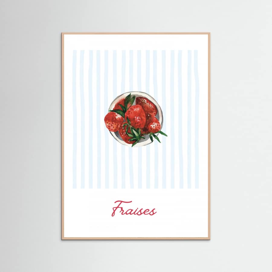 Fraise Poster – plakat og kunsttryk