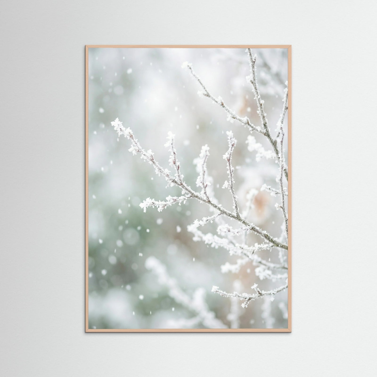 Rose Wood Frosted Pines