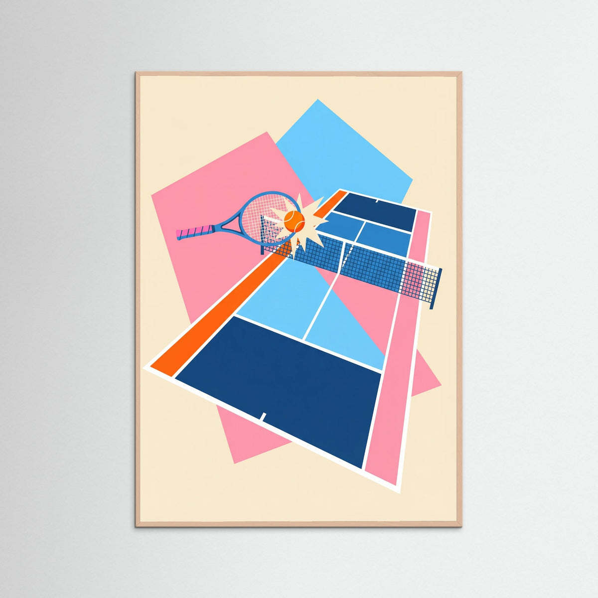 Rose Wood Game On Tennis