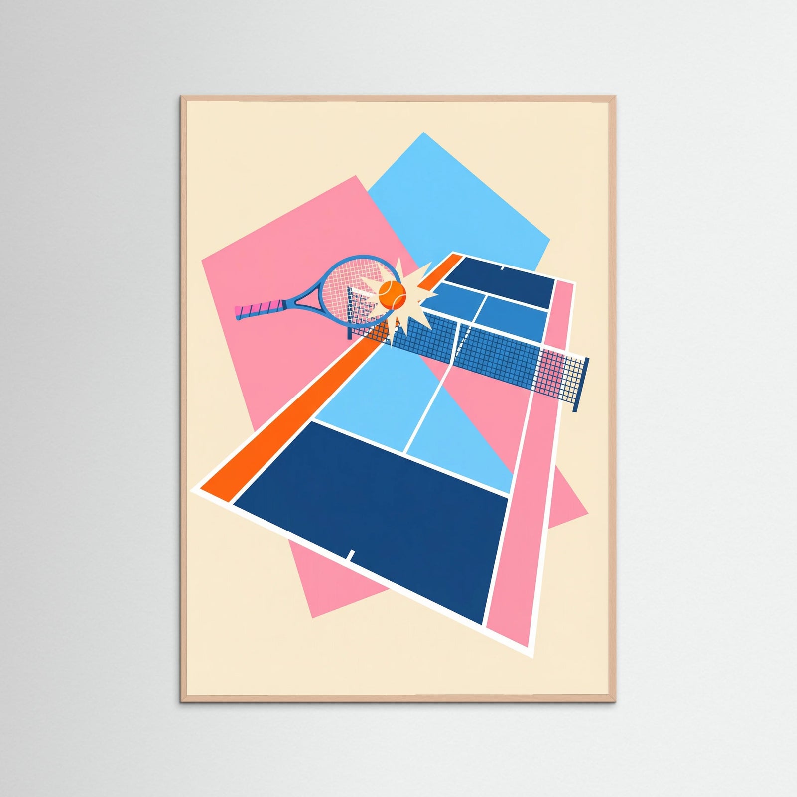 Rose Wood Game On Tennis