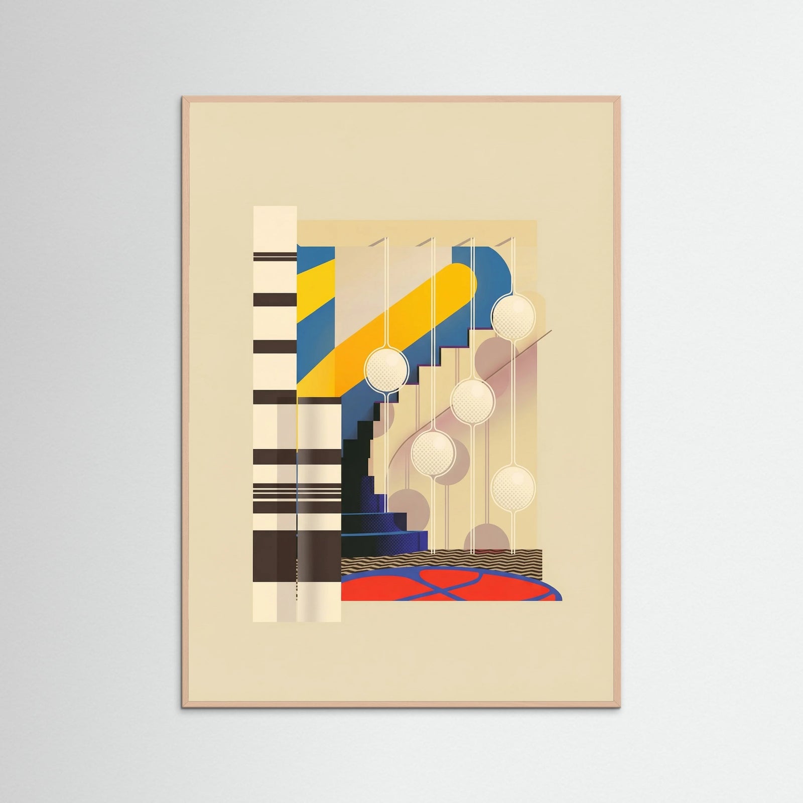 Rose Wood Geometric Ascent
