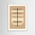 Rose Wood Geometric Balance Beige