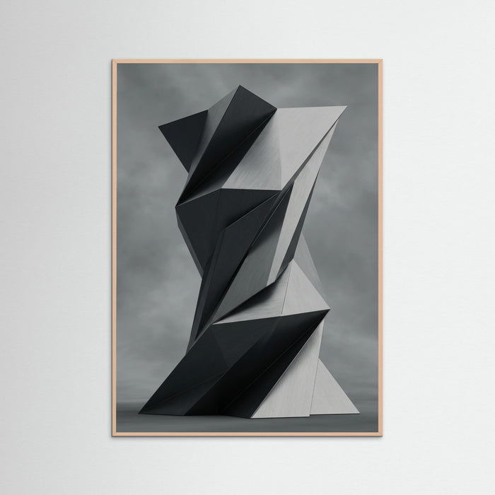Rose Wood Geometric Folds