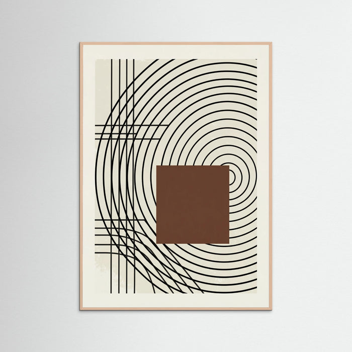 Rose Wood Geometric Harmony Beige