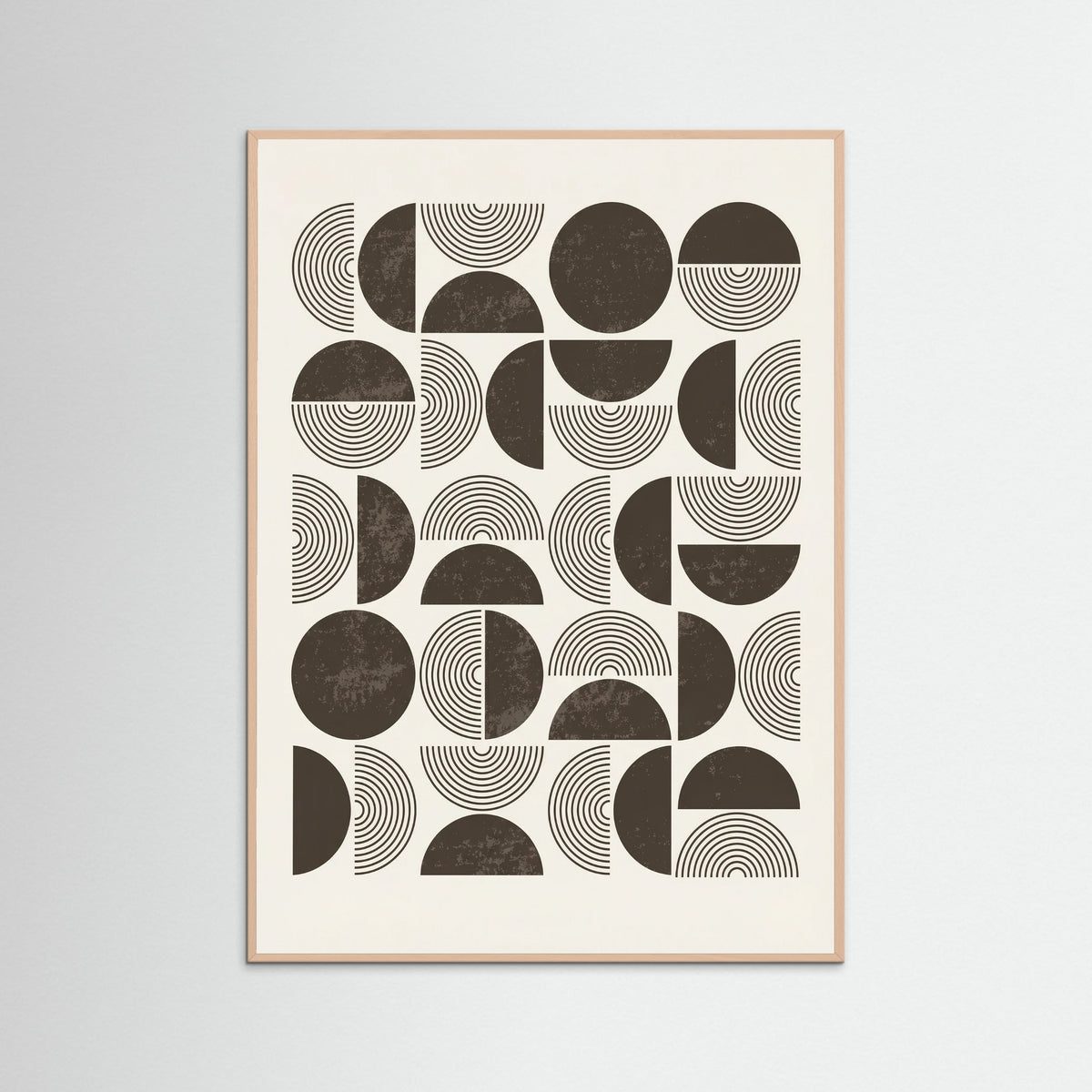 Rose Wood Geometric Rhythms